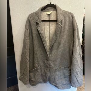 Universal Thread Women's Light Gray Teddy Jacket